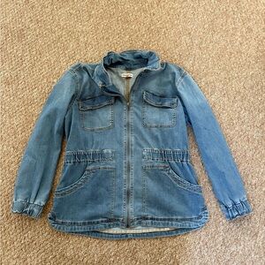 Knox Rose Blue Jean Jacket Relaxed Fit